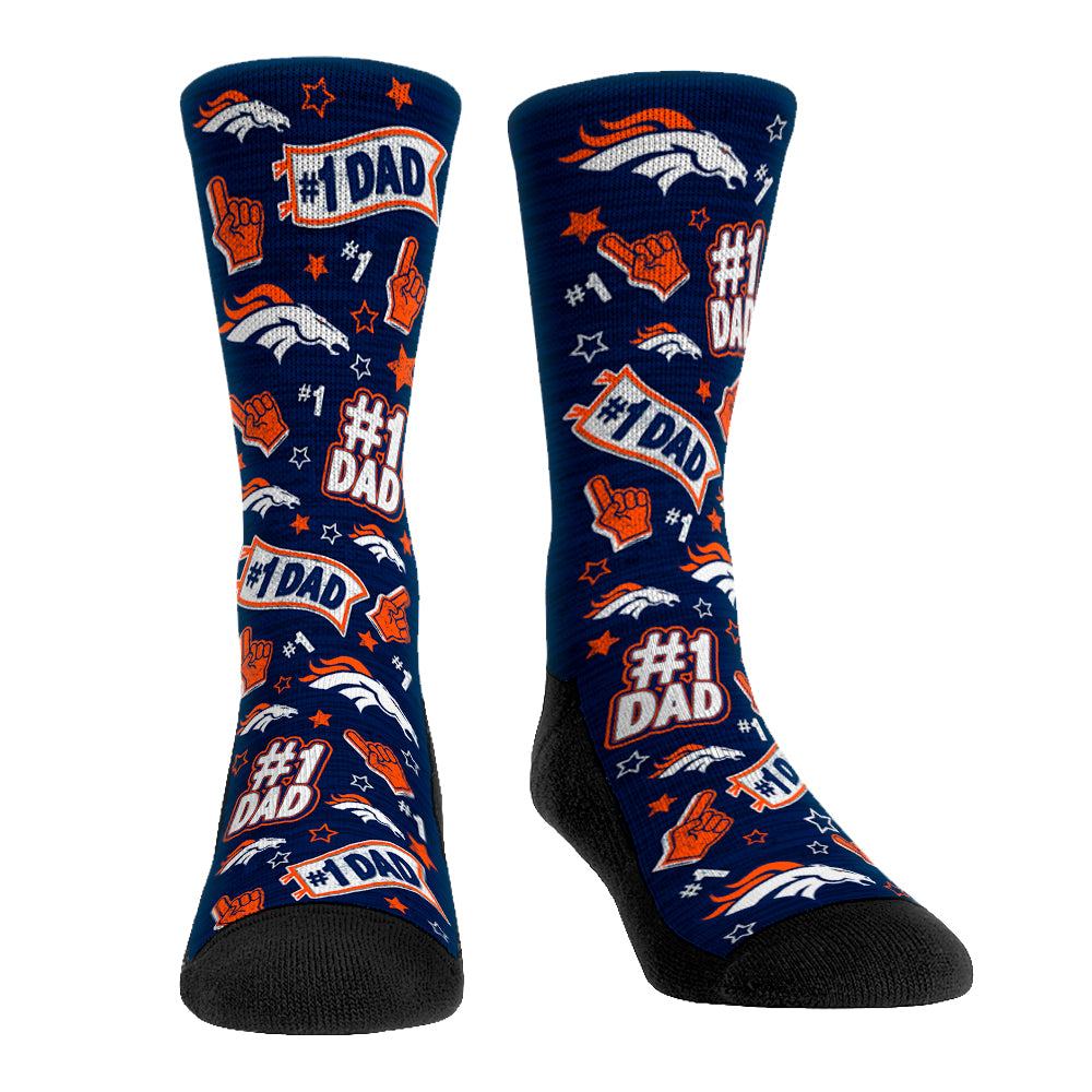 Denver Broncos - #1 Dad | Rock 'Em Socks 1