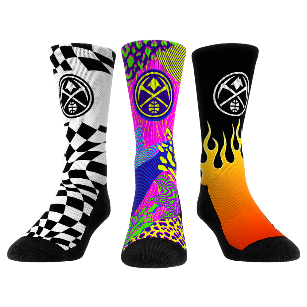 Denver Nuggets - Vibes - 3-Pack | Rock 'Em Socks 1