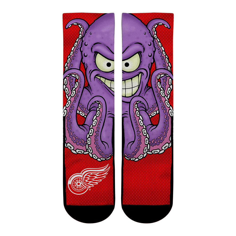 Detroit Red Wings - Split Face Mascot | Rock 'Em Socks