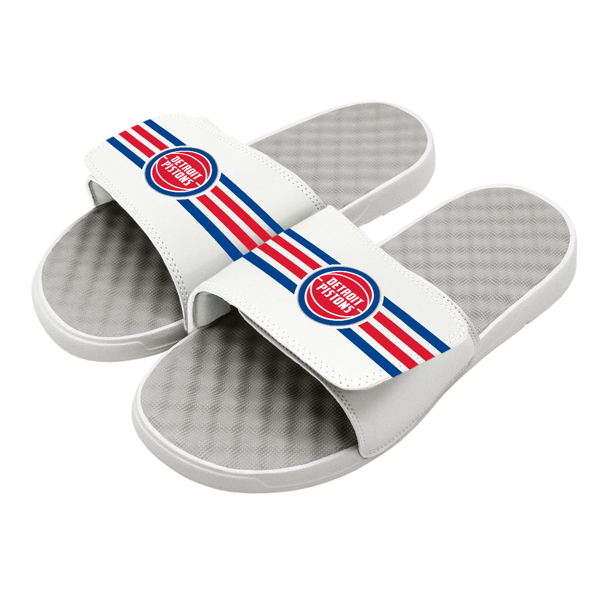Detroit Pistons Stripes Slides 1
