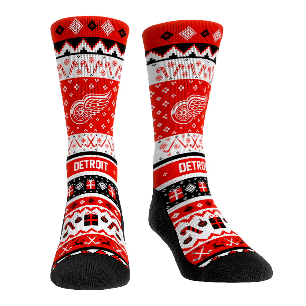 Detroit Red Wings - Tacky Sweater | Rock 'Em Socks