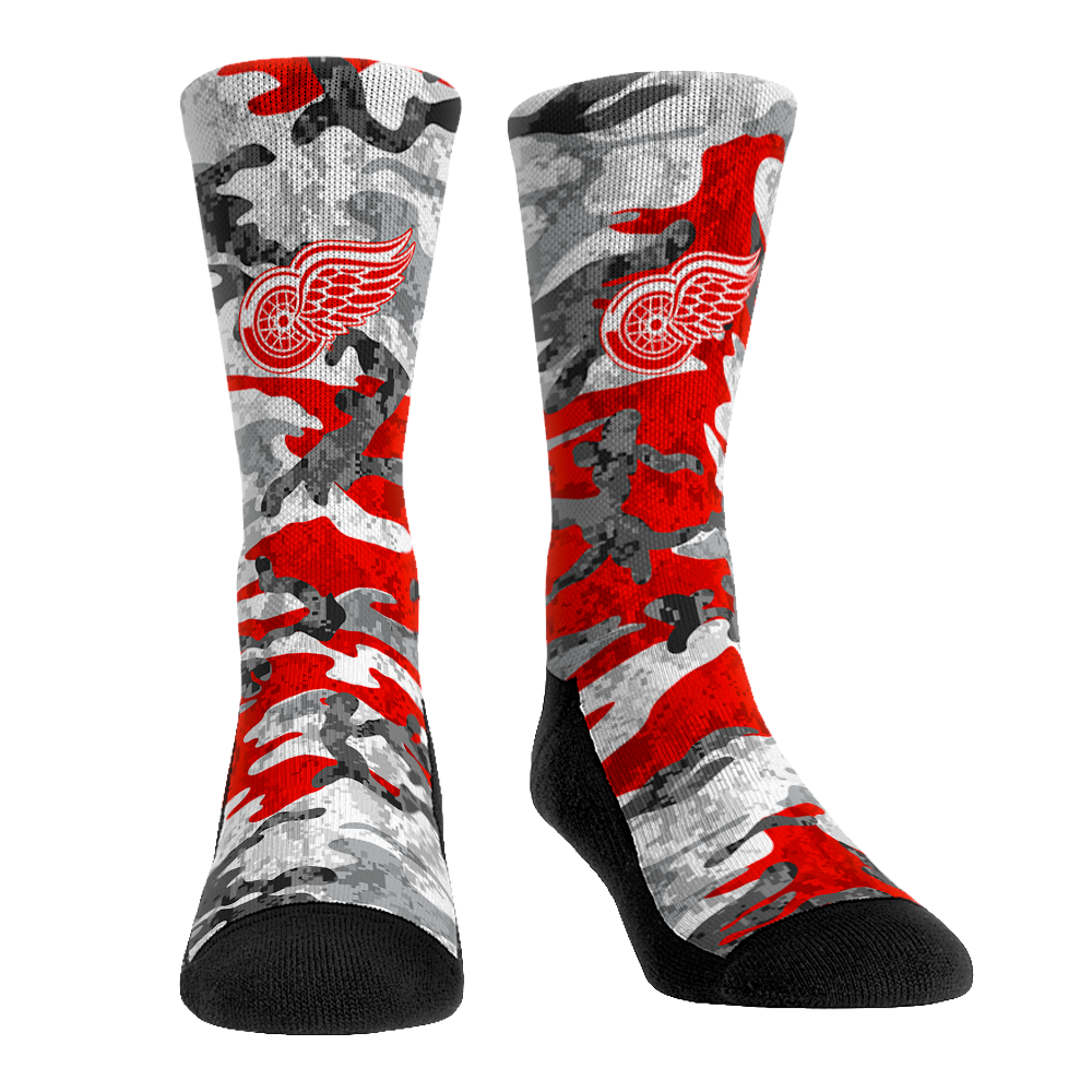 Detroit Red Wings - What The Camo | Rock 'Em Socks