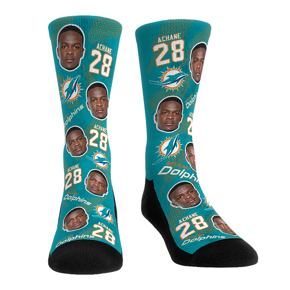 Devon Achane - Miami Dolphins - Football Guy | Rock 'Em Socks