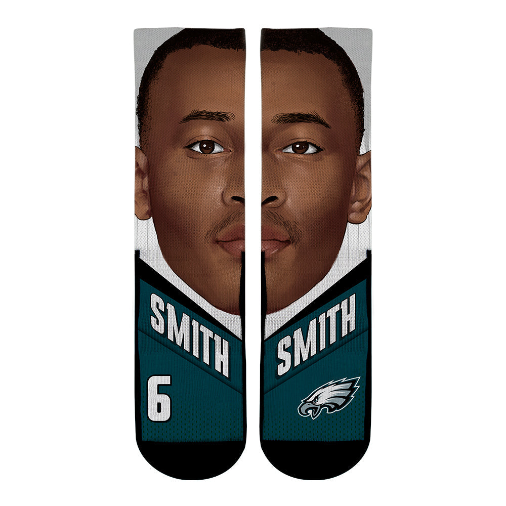 Devonta Smith - Philadelphia Eagles  - Game Face | Rock 'Em Socks
