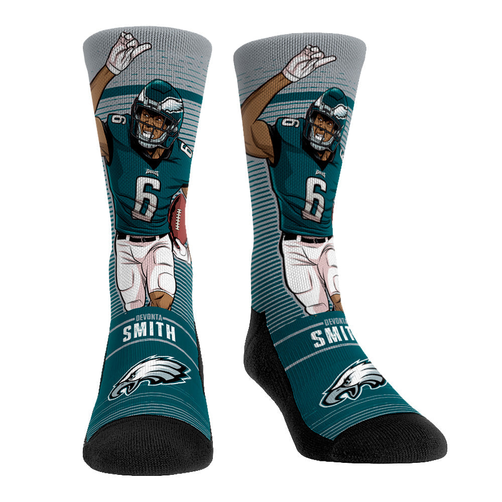 Devonta Smith - Philadelphia Eagles  - Big Shot | Rock 'Em Socks