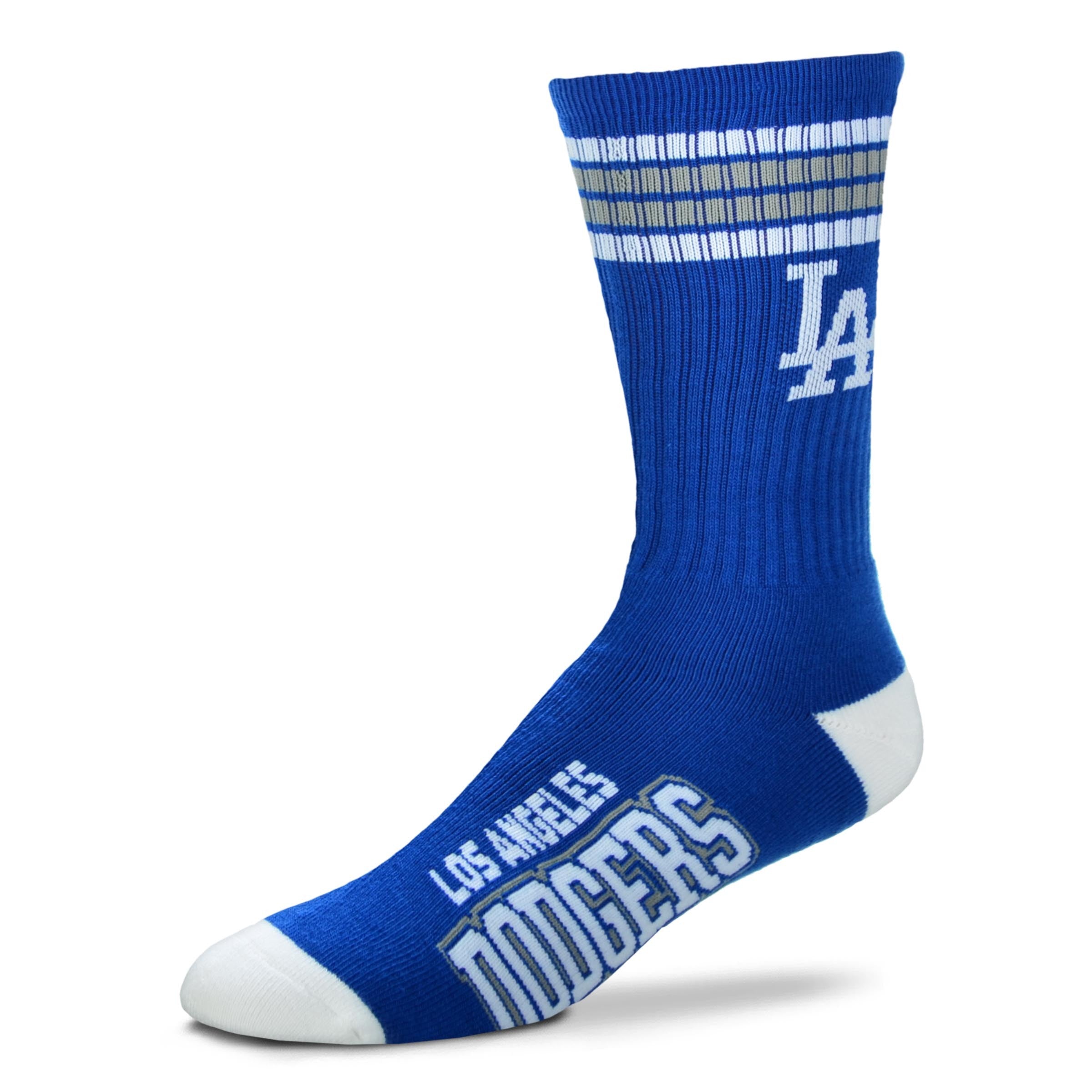 Los Angeles Dodgers Men's 4 Stripe Deuce Socks 1