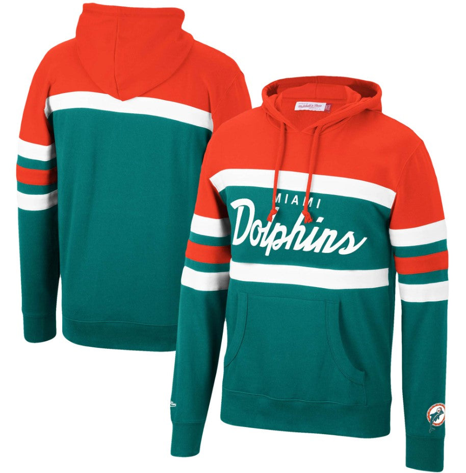 Miami Dolphins Mitchell & Ness Head Coach Hoodie 1