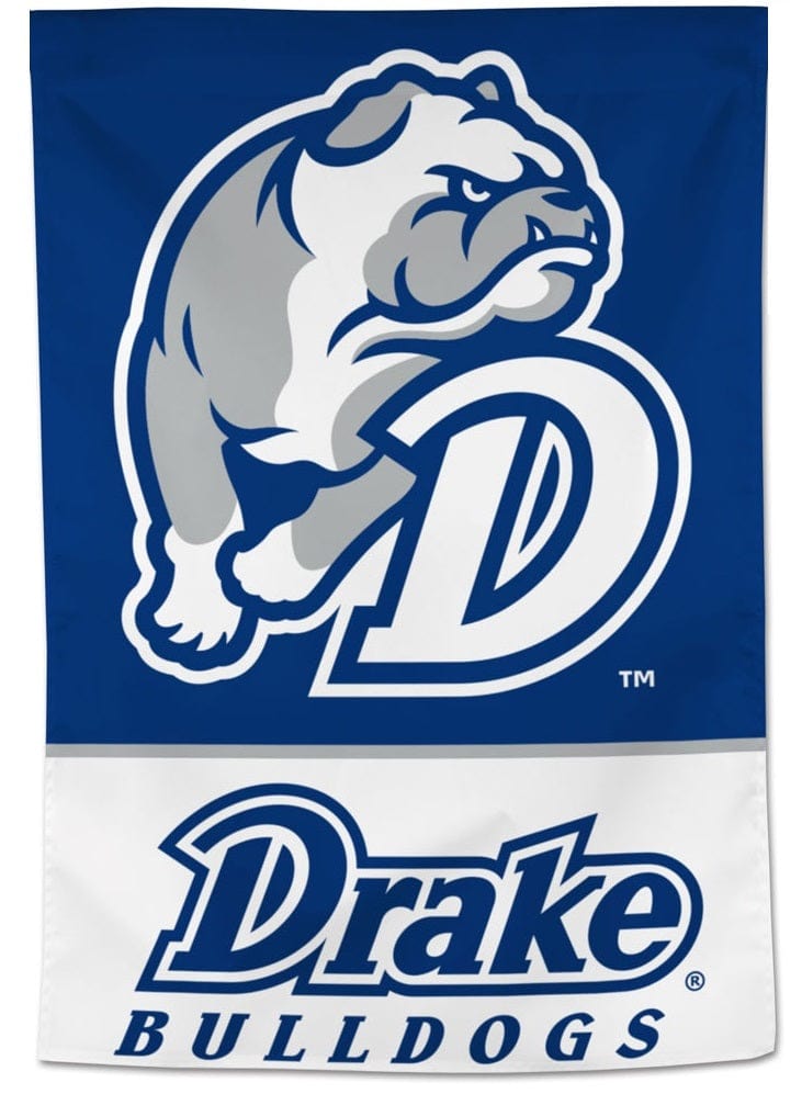 Drake Bulldogs Flag Vertical Banner