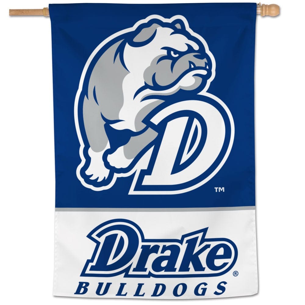 Drake Bulldogs Flag Vertical Banner 3