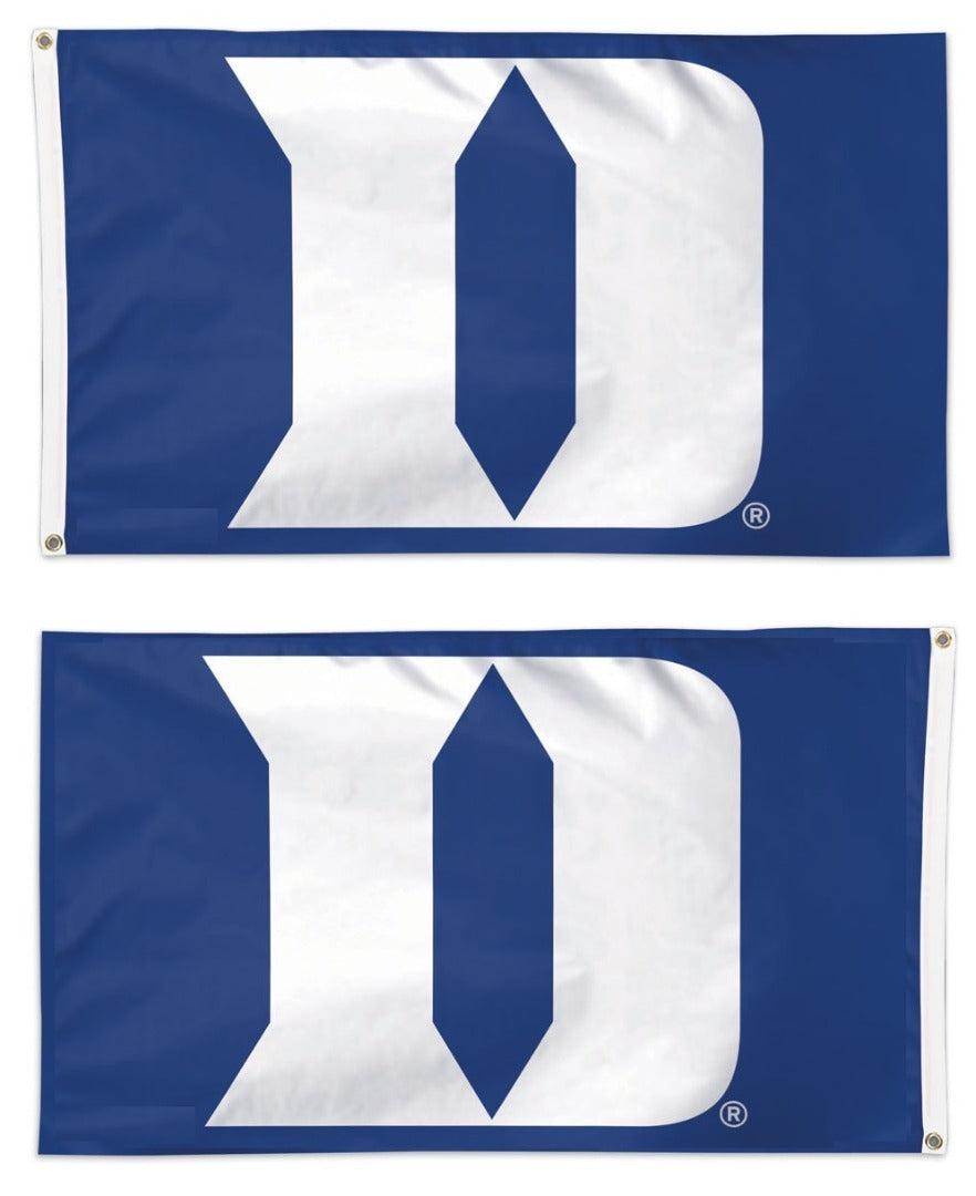 Duke Flag 3x5 Logo 2 Sided