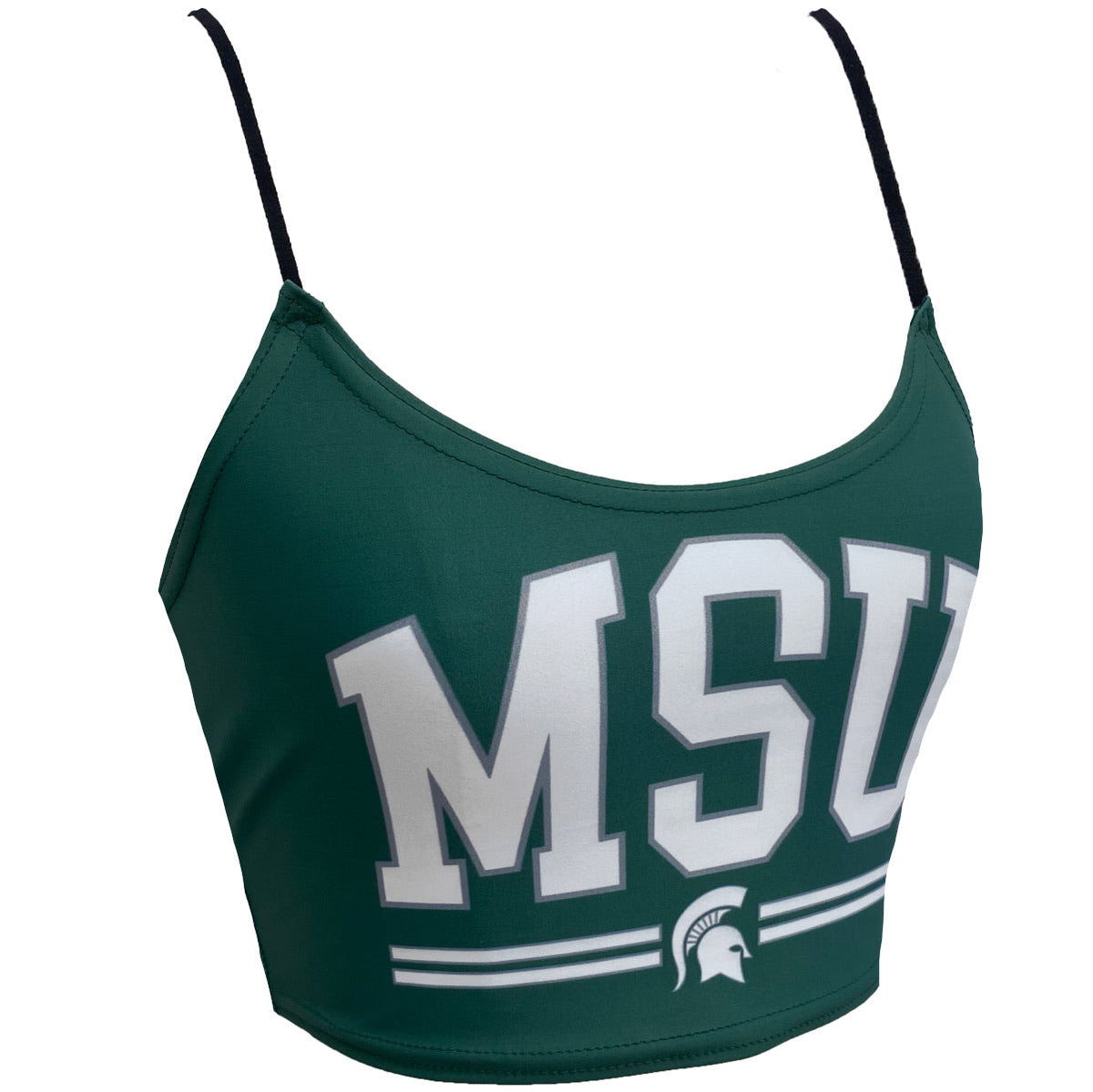 Michigan State Green Spaghetti Tank | lojobands 3