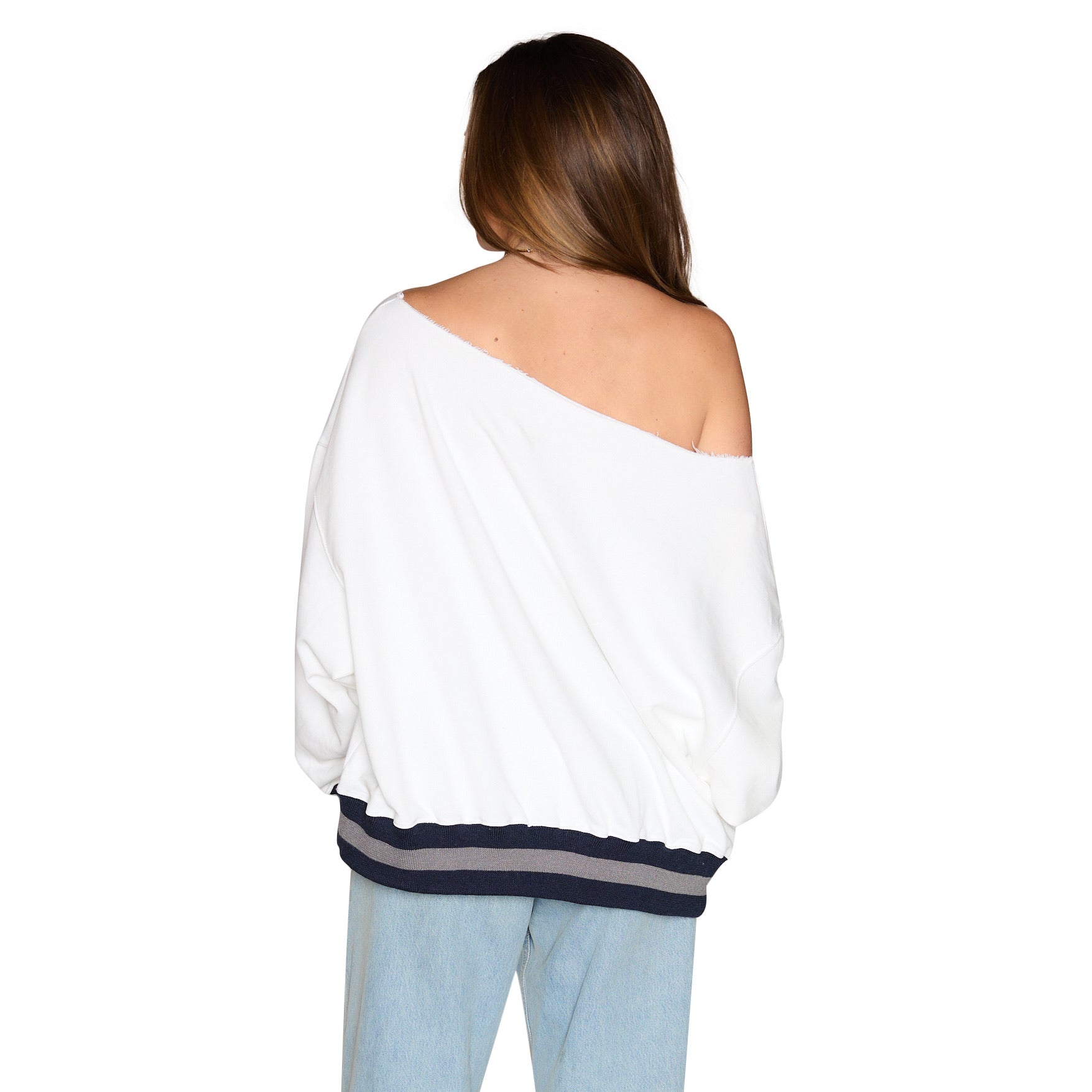 Penn State Vintage Off the Shoulder Sweatshirt | lojobands 4