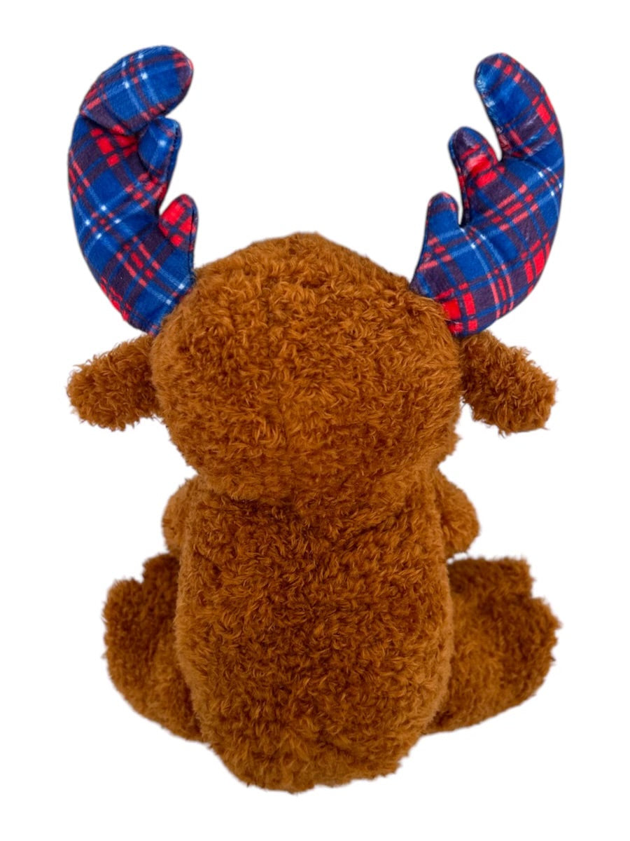 USA Hockey Officially Licensed Logo 10 Inch Sherpa Moose Plush 3