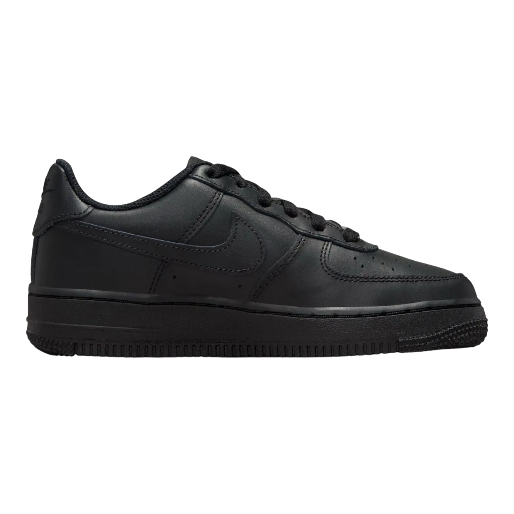 Nike Air Force 1 LE Grade School Triple Black 1