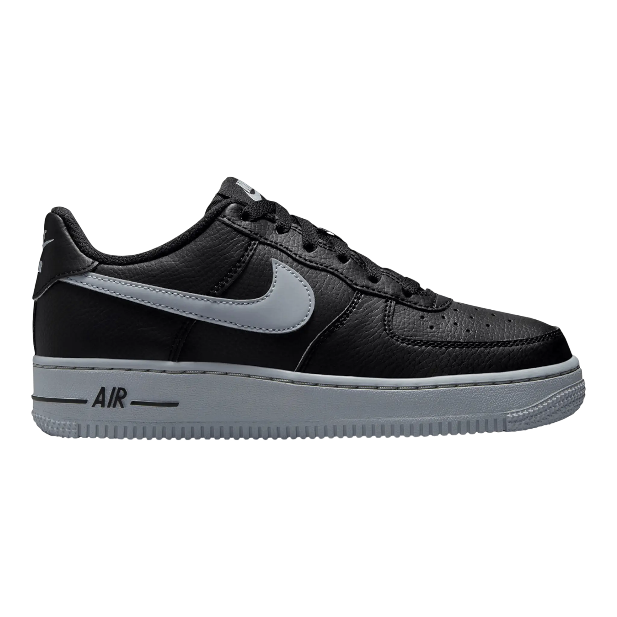 Nike Air Force 1 Low Grade School (GS) Black/Wolf Grey 1