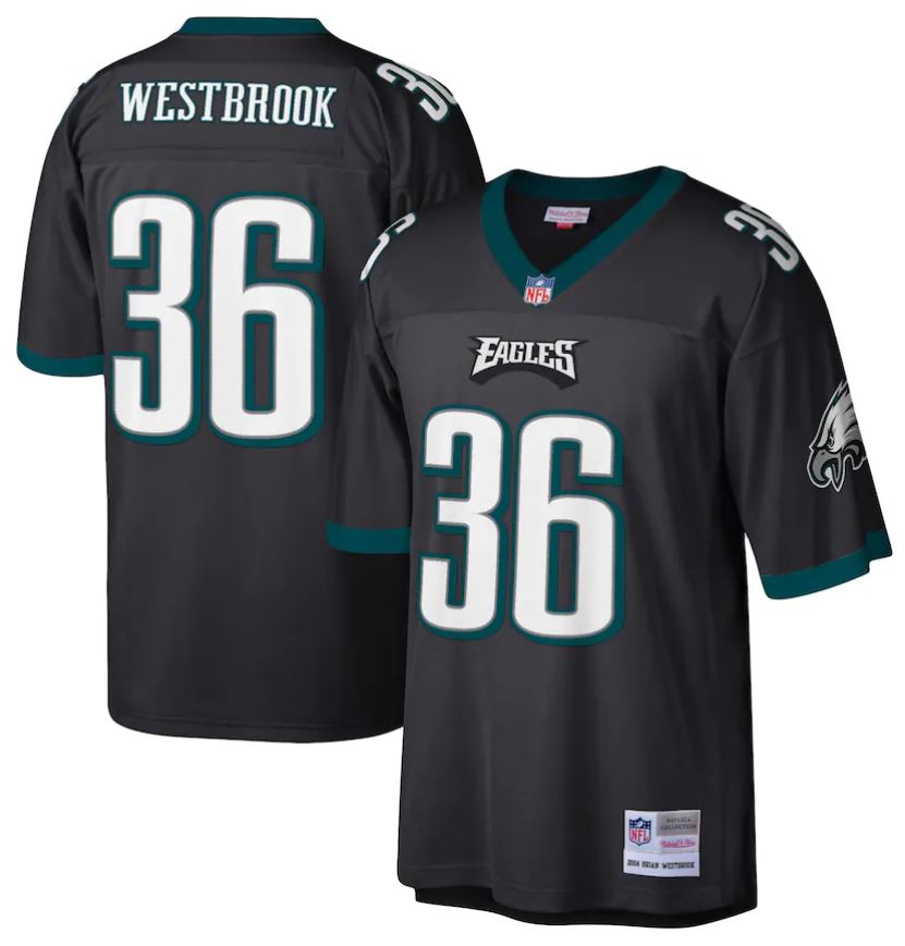 Brian Westbrook Philadelphia Eagles Mitchell & Ness 2004 Legacy Jersey 1