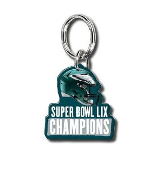 Philadelphia Eagles Super Bowl LIX Champions Acrylic Logo Keychain 1