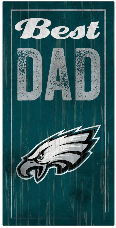 Philadelphia Eagles Dad Wood Sign 1