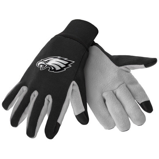 Philadelphia Eagles Black Texting Gloves 1
