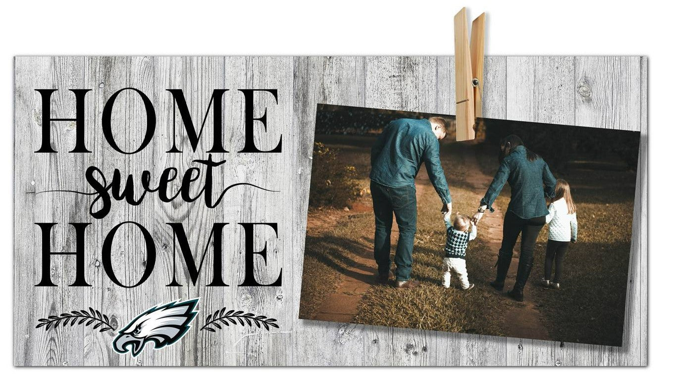 Philadelphia Eagles Home Sweet Home 6" x 12" Wood Sign 1