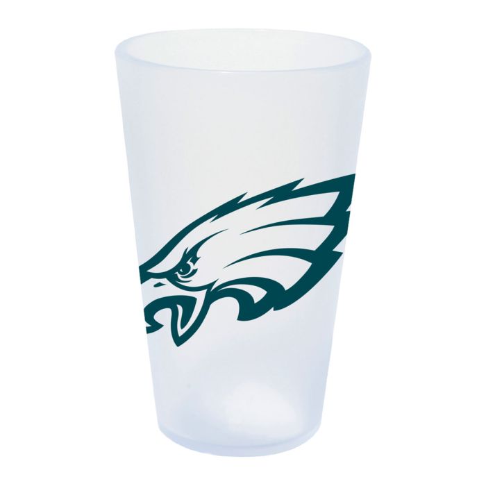 Philadelphia Eagles Icicle 16 oz Team Color Silicone Pint Glass 1