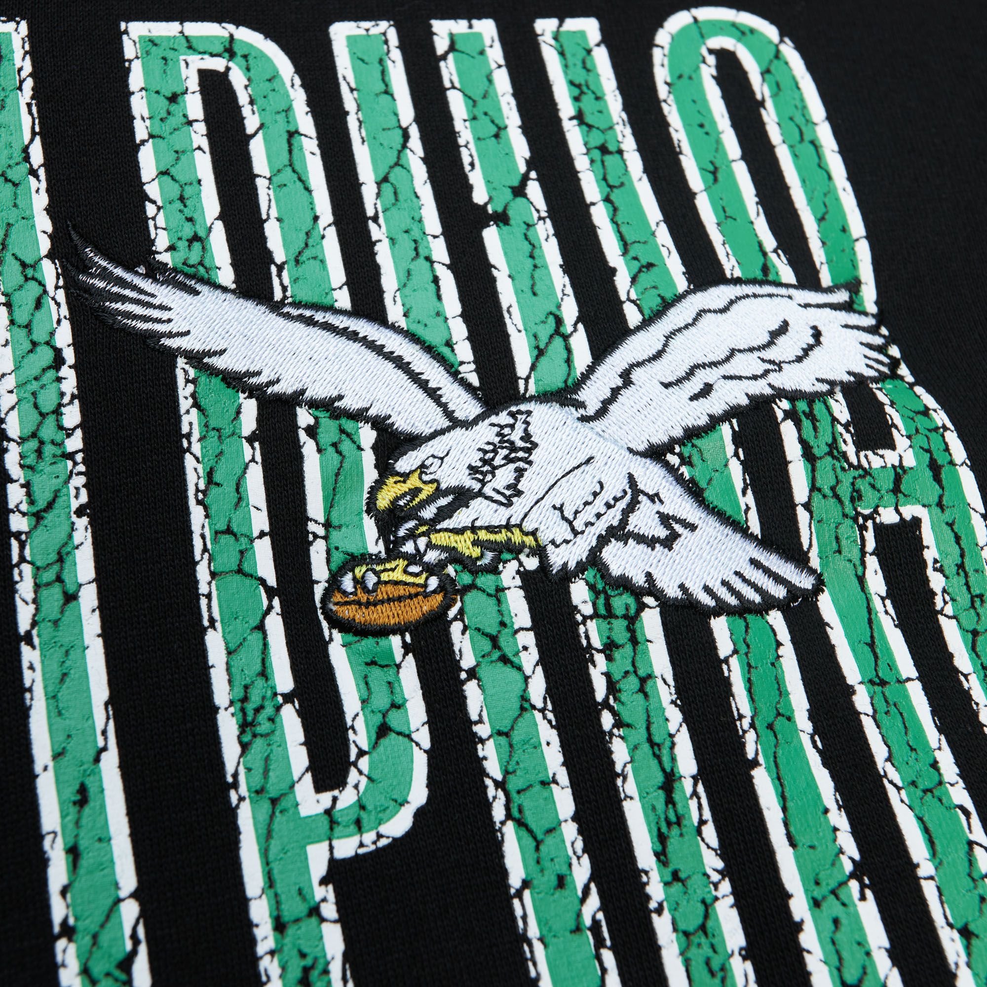 Philadelphia Eagles Mitchell & Ness Throwback OG Fleece 2.0 Hoodie 4
