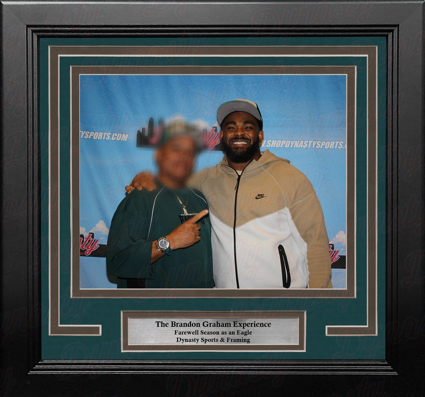 Brandon Graham Philadelphia Eagles Photo-Op Frame Kit with Commemorative Nameplate 1