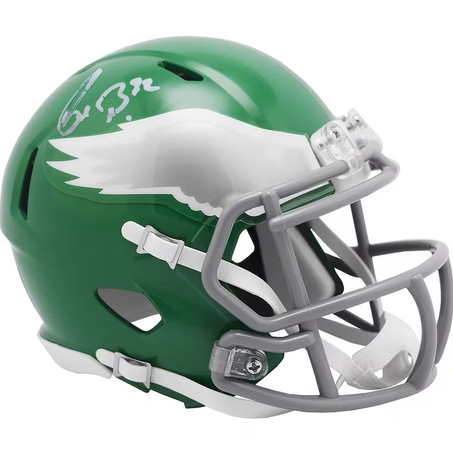 Reed Blankenship Philadelphia Eagles Autographed Alternate Kelly Green Mini-Helmet 1