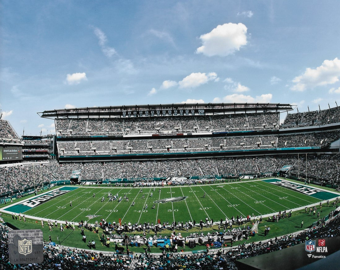 Philadelphia Eagles Lincoln Financial Field Aerial View 8" x 10" Football Stadium Photo 2