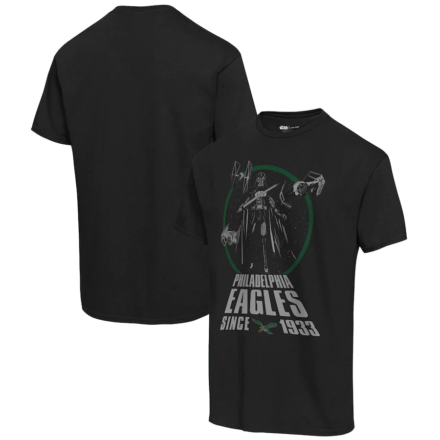 Philadelphia Eagles Star Wars Title Crawl Vintage Football T-Shirt 1