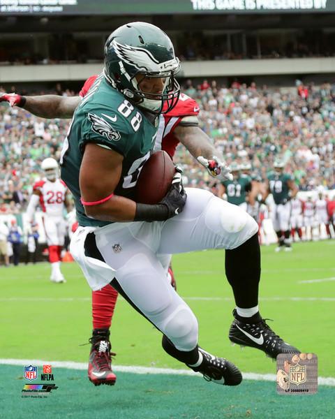 Trey Burton Touchdown Catch Philadelphia Eagles Football Photo 1