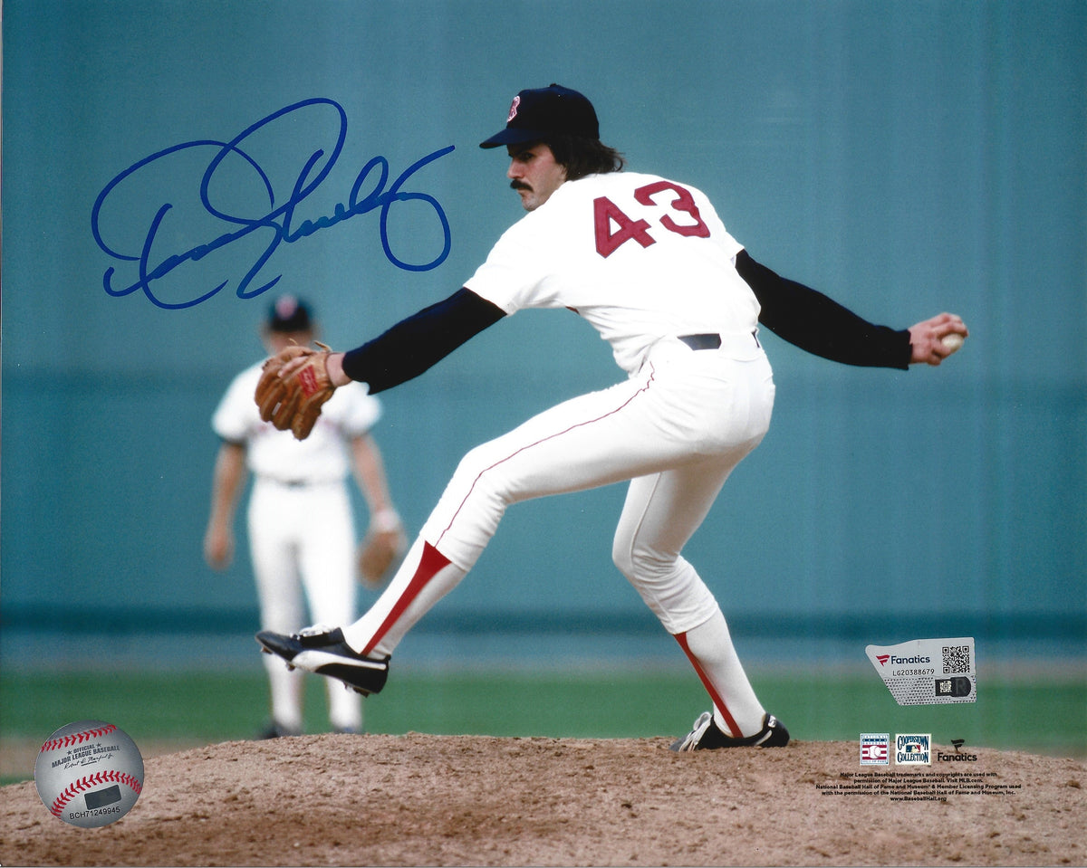 Dennis Eckersley in Action Boston Red Sox Autographed 8" x 10" Baseball Photo