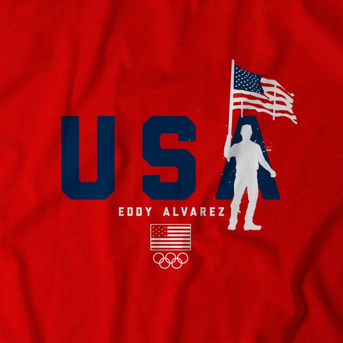 Team USA: Eddy Alvarez Flag Bearer 3