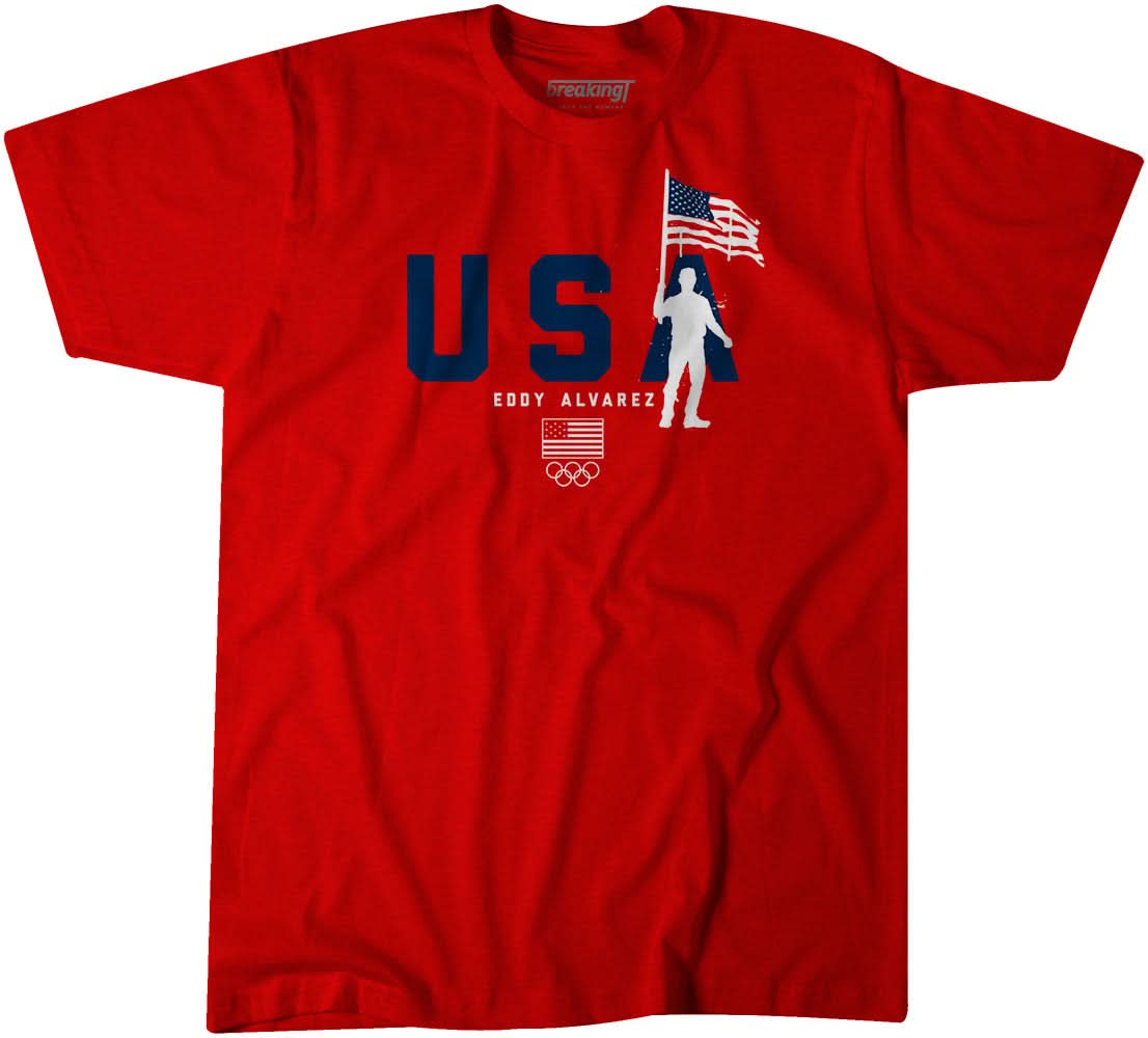 Team USA: Eddy Alvarez Flag Bearer 1