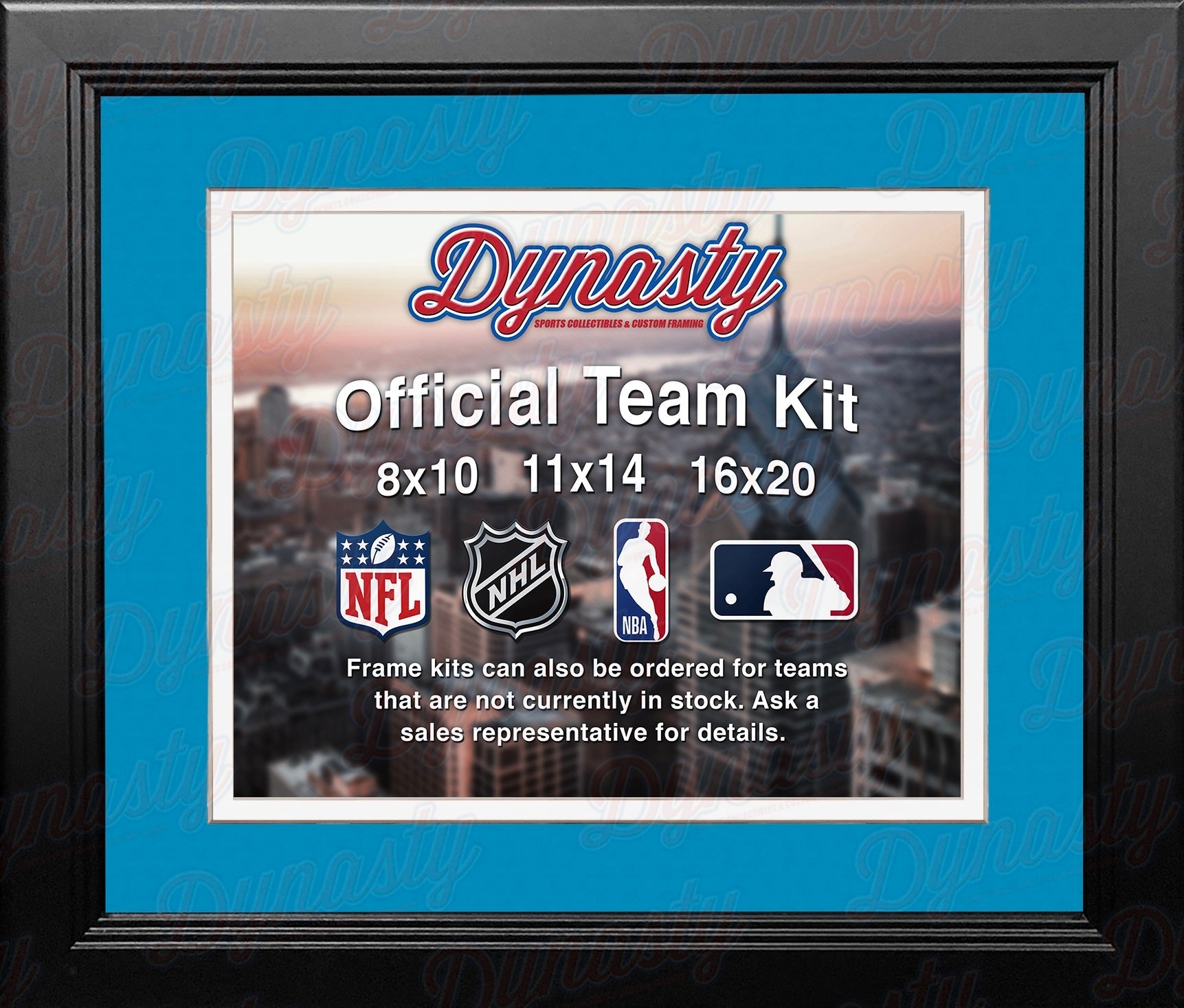 Los Angeles Chargers Custom NFL Football 11x14 Picture Frame Kit (Multiple Colors) 2