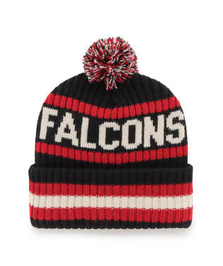 Atlanta Falcons - Black Bering Cuff Knit Hat, 47 Brand 2