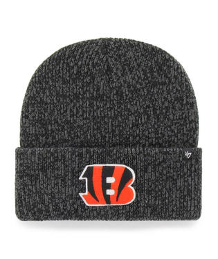 Cincinnati Bengals - Black Brain Freeze Cuff Knit, 47 Brand 1