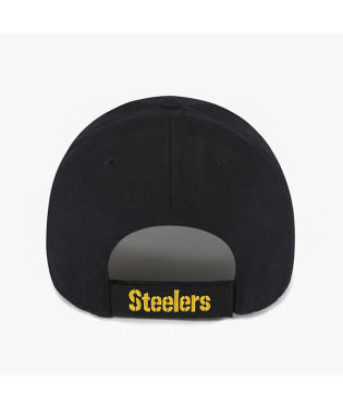 Pittsburgh Steelers - Black MVP Hat, 47 Brand 2