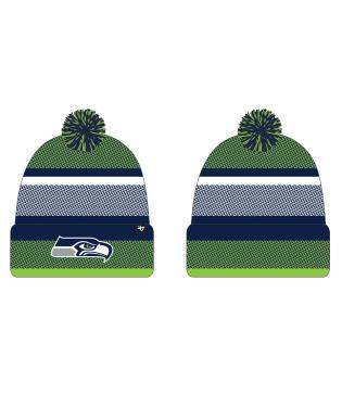 Seattle Seahawks - Navy Northwars Cuff Knit, 47 Brand 1