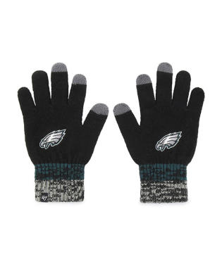 Philadelphia Eagles - Black Static Gloves 1