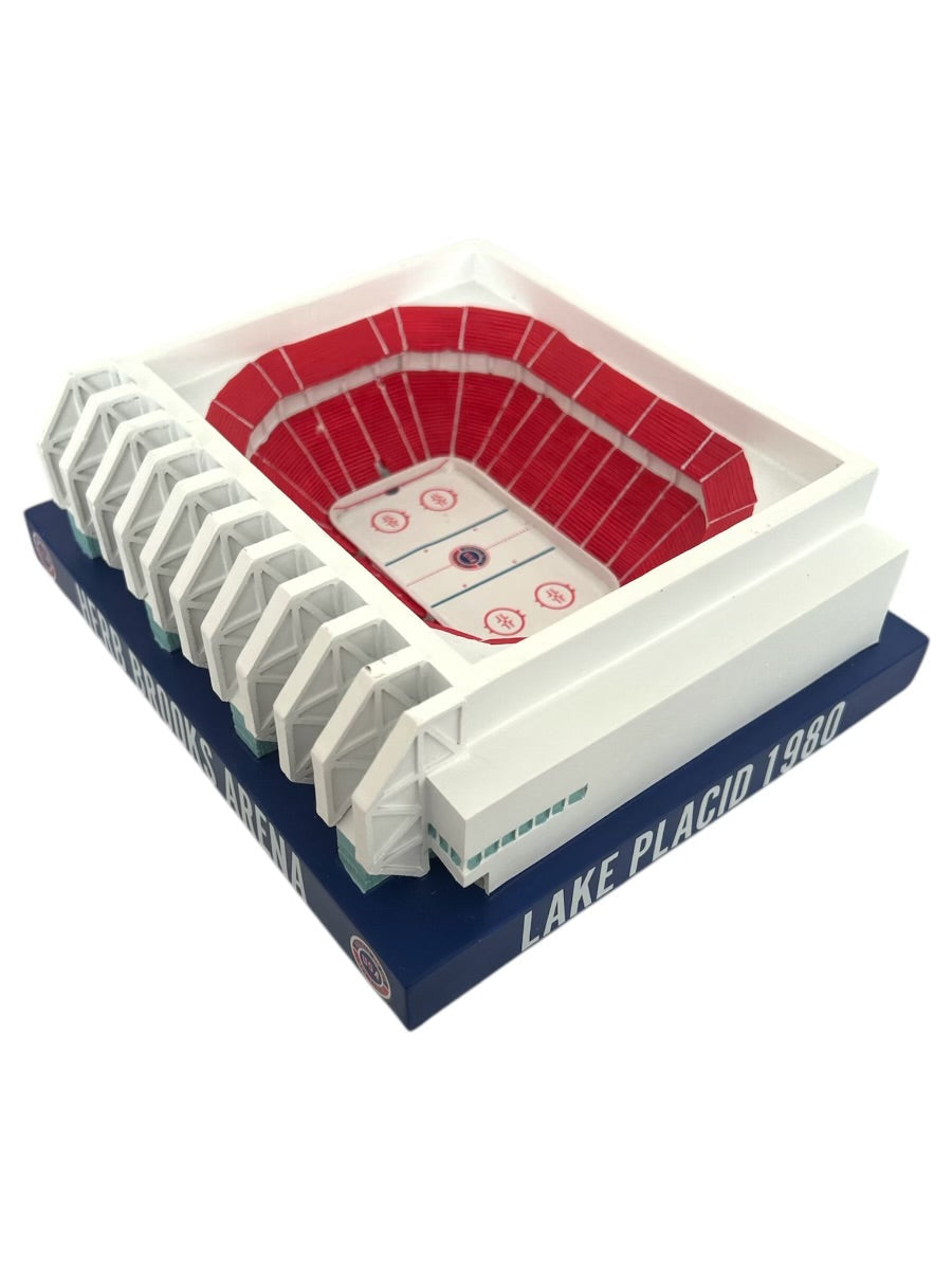 1980 Olympic Herb Brooks Arena Lake Placid Miracle on Ice Ceramic Scale Replica 8"X7"X3" 5