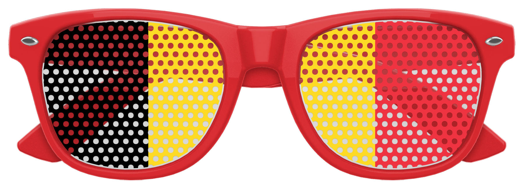 BELGIUM FLAG World Cup Party Sunglasses 3