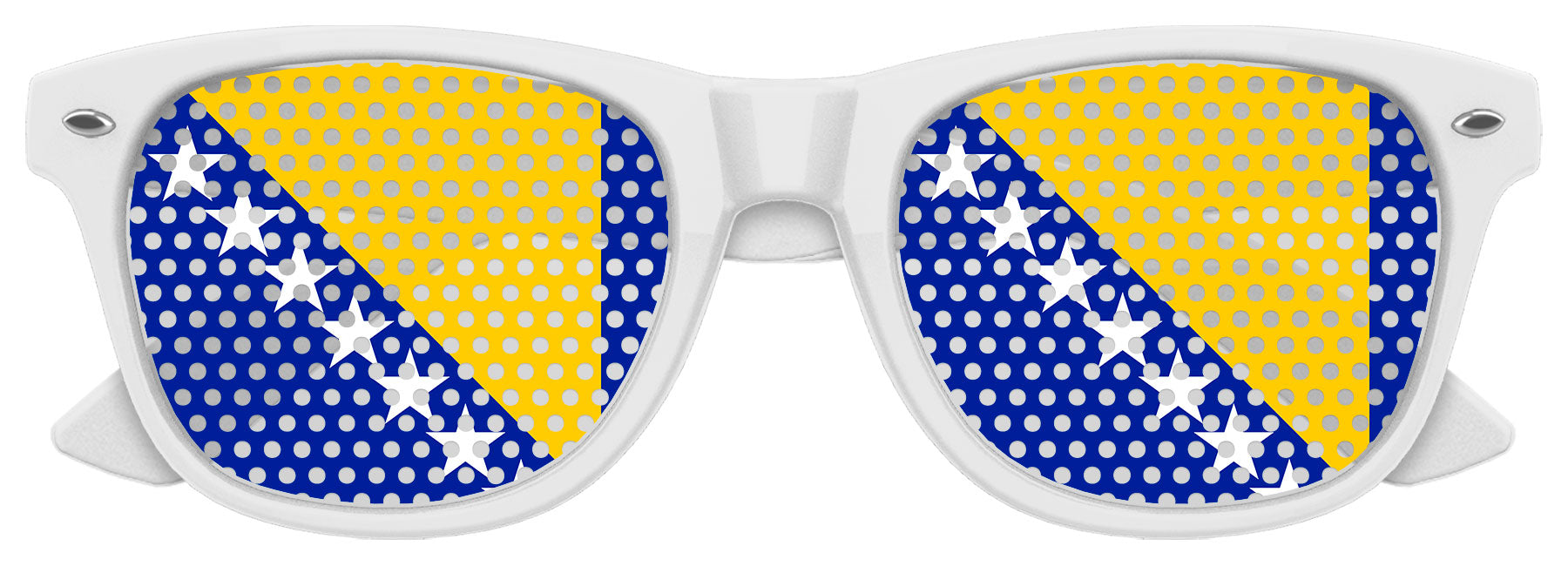 BOSNIA AND HERZEGOVINA FLAG World Cup Party Sunglasses 3