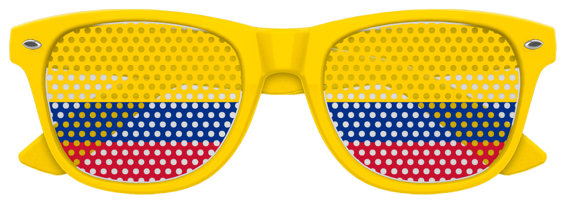 COLOMBIA FLAG World Cup Party Sunglasses