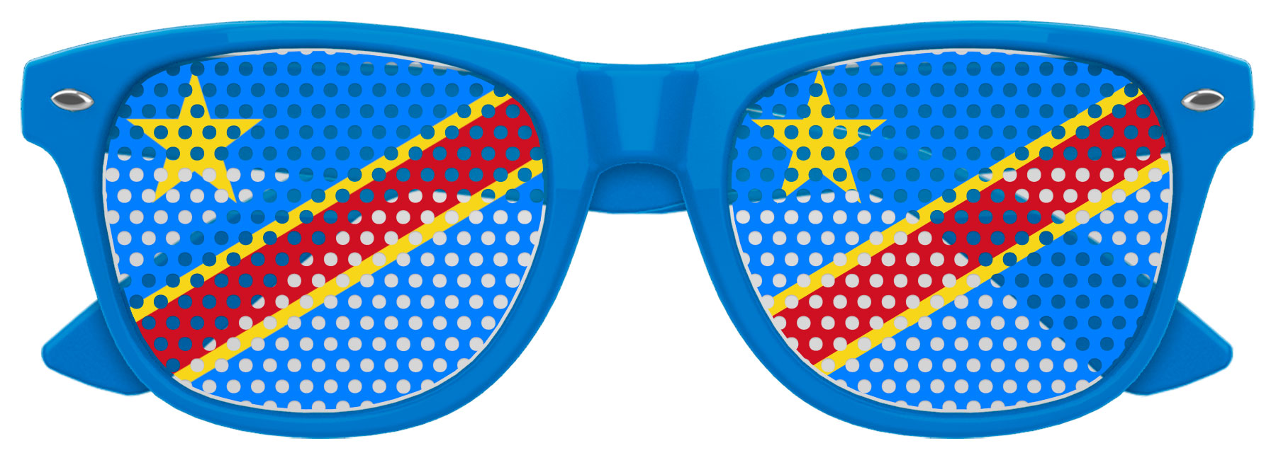 CONGO FLAG World Cup Party Sunglasses 4