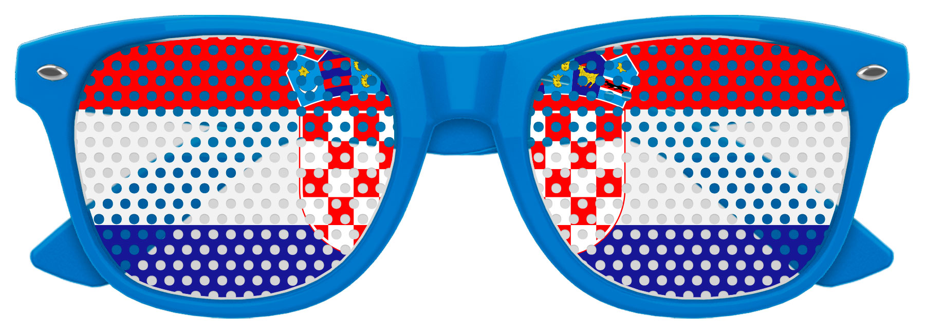 CROATIA FLAG World Cup Party Sunglasses