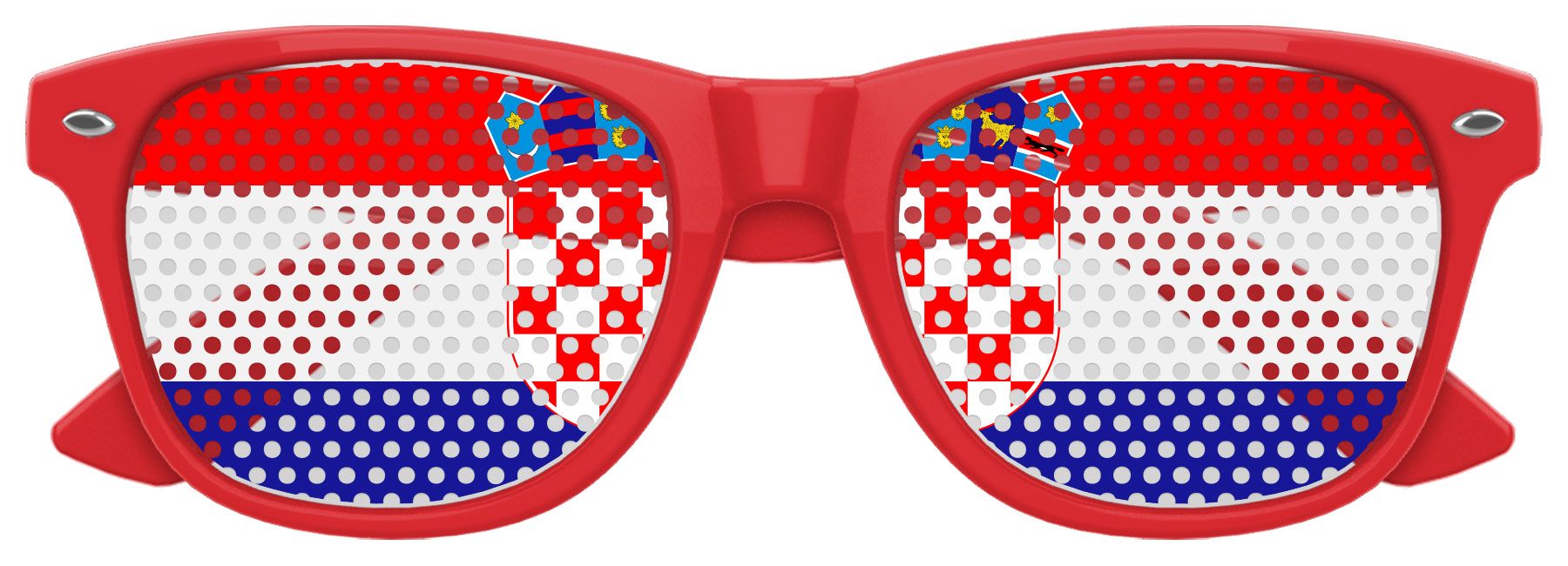 CROATIA FLAG World Cup Party Sunglasses 3