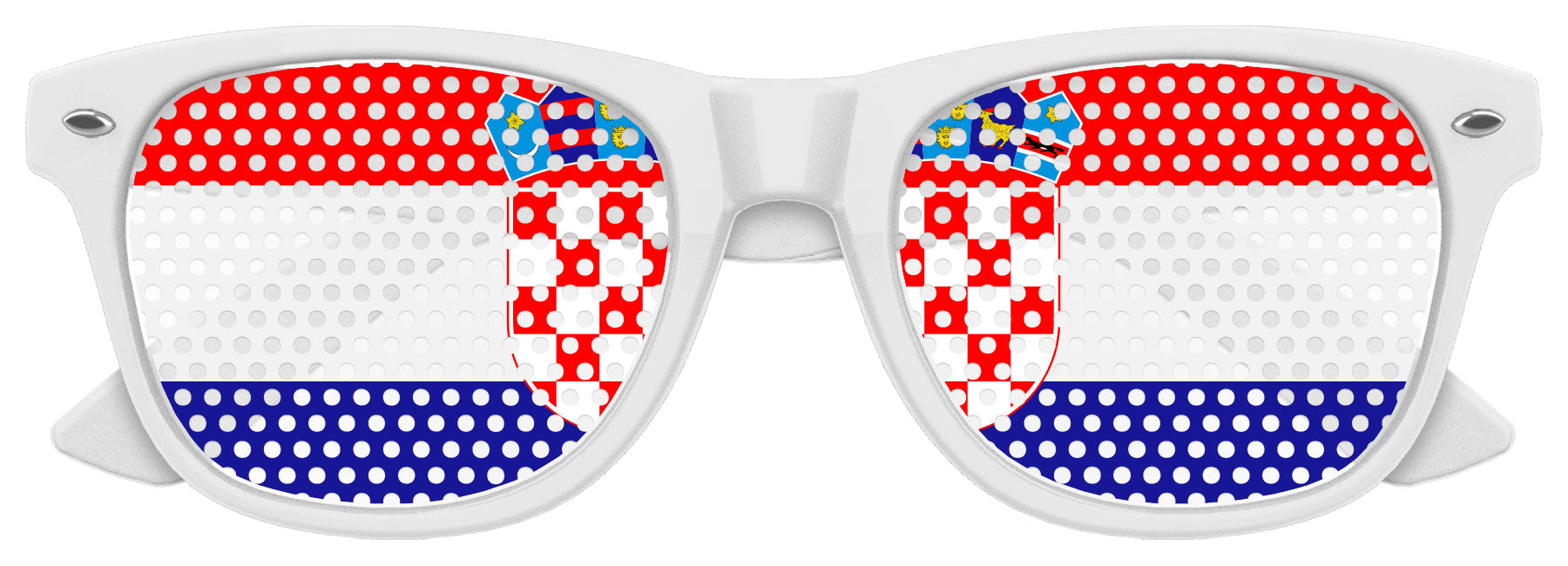 CROATIA FLAG World Cup Party Sunglasses