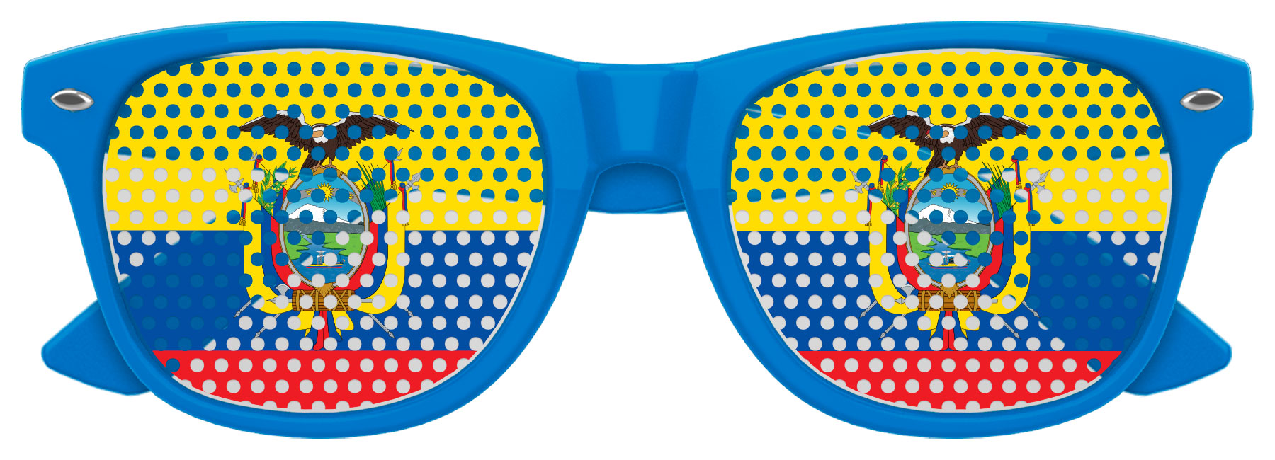 ECUADOR FLAG World Cup Party Sunglasses