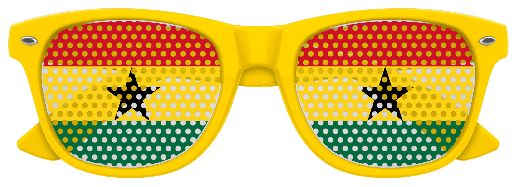 GHANA FLAG World Cup Party Sunglasses